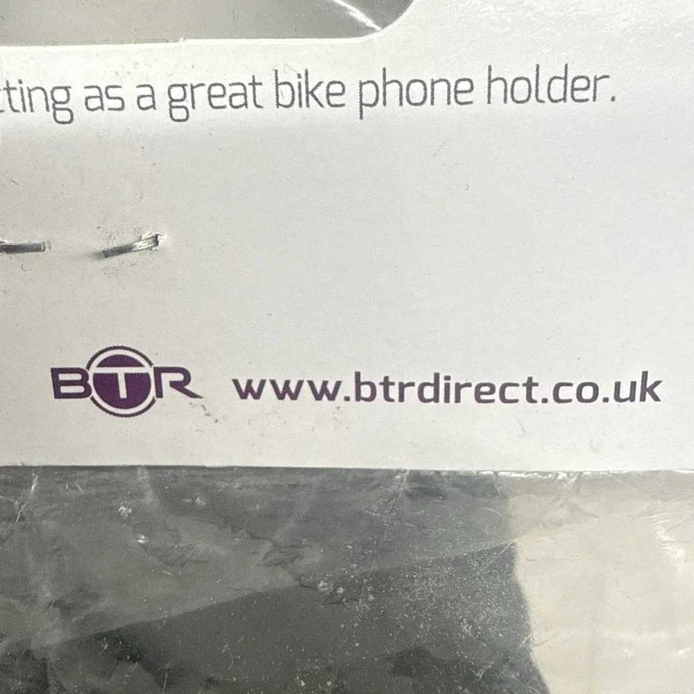 BTR Cycling Mobile Phone Bike Bag W/ Rain Cover (LARGE) Made In UK - Fast Ship!
